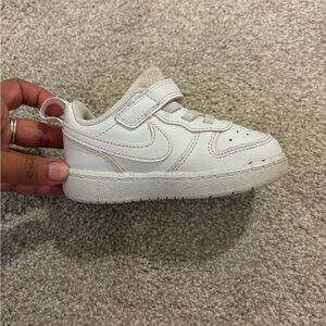 Nike Kids Cream and White Sneakers